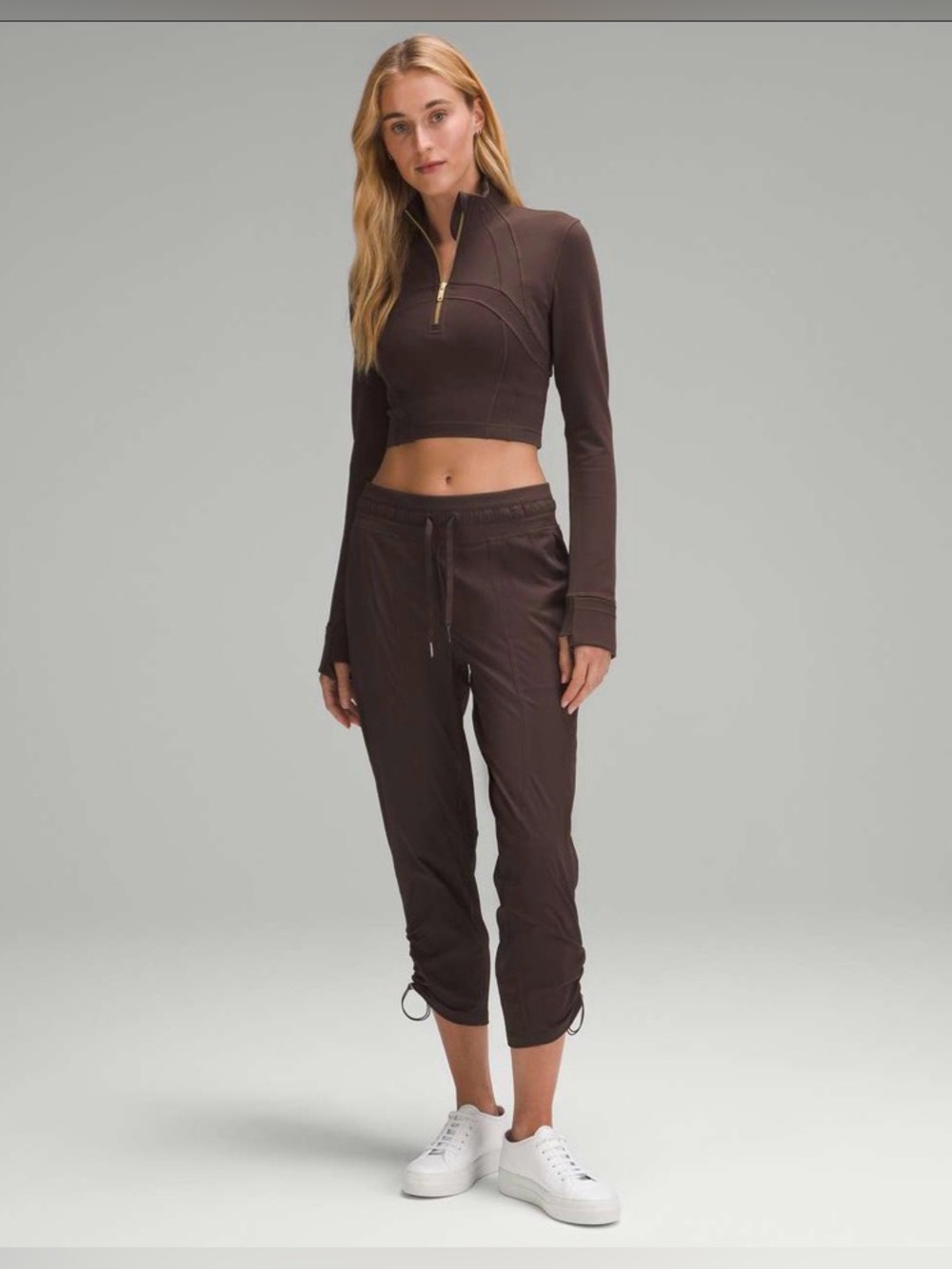 Lululemon Define Cropped Half Zip *Luon